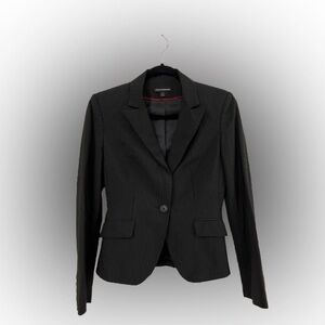 Express Black Pin Striped Women's Blazer Sz 2